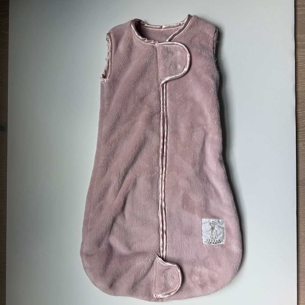 Little Giraffe Light Pink Luxe Baby Sleep Sack